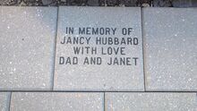 C.W. Hubbard in memory of Jancy Hubbard