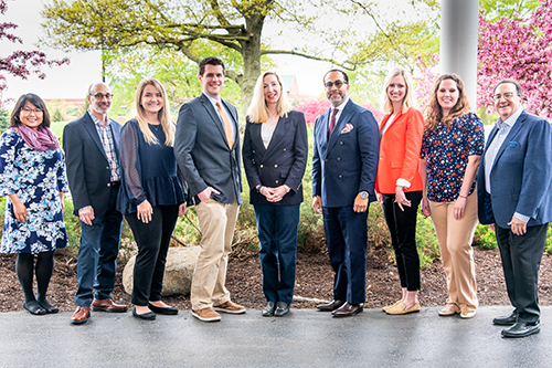 Pictured: Lily Huang, Jerry Levy, Tori Wilson, Joey Levin, Amy Klockenga, Winston Langston, Lindsey Burgstahler, Karen Shafer, Gary Greenspan