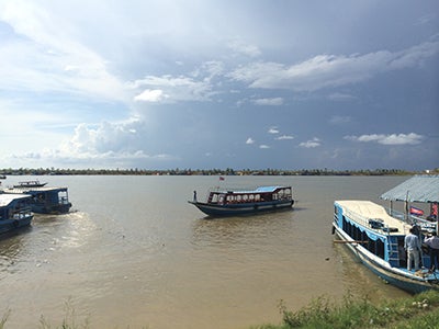 The tourist boat we used as our research vessel for the whole week.