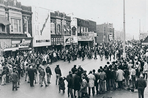 Protest on Green Street