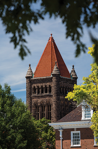 Altgeld Hall carillon tower