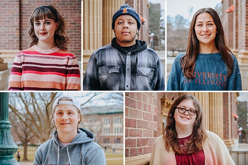 Students who received Public Anthropology Awards