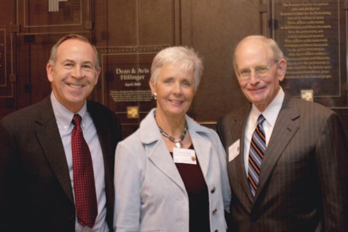 Peter Nardulli with Carole and Richard Cline