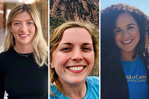 Phoebe Lauer, Katherine Micek, and Natalia Román Alicea