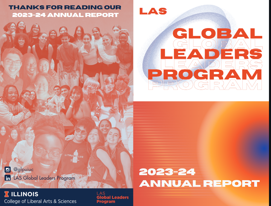 Front and back covers of GLP annual report