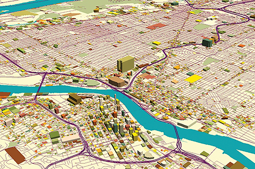 3D image of Portland