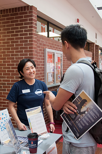 Jenny Kim and student