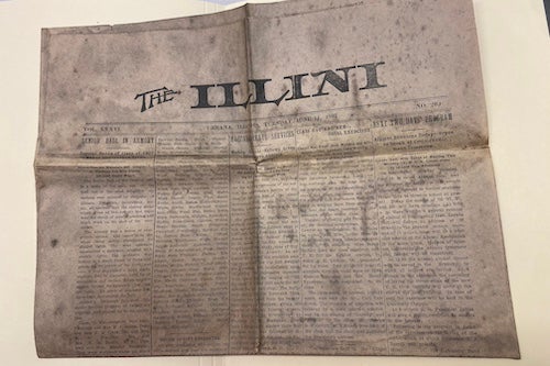 A copy of The Illini