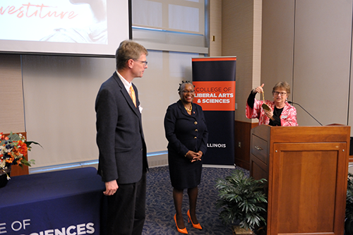 William Bernard, Venetria Patton, and Wendy Heller