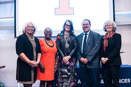 Group photo at Leslie J. Reagan investiture ceremony