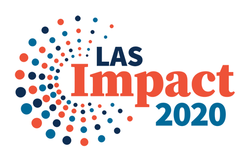 A graphic that reads "LAS Impact 2020"