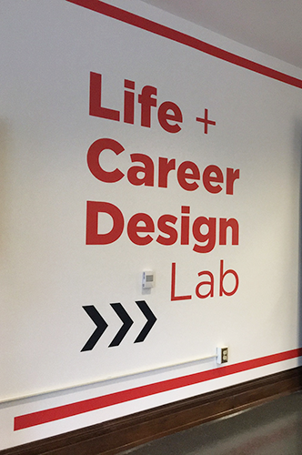 The College of LAS Life + Career Design Lab can be found at 2040 Lincoln Hall