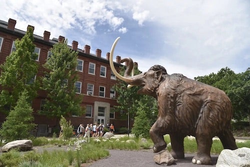 Mammoth statue