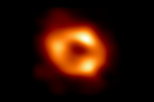 Image of black hole at center of Milky Way