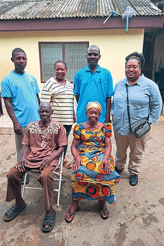 Lakisha David with family