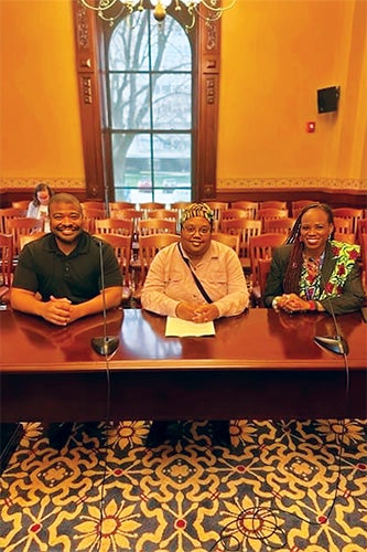 Lakisha David at the general assembly