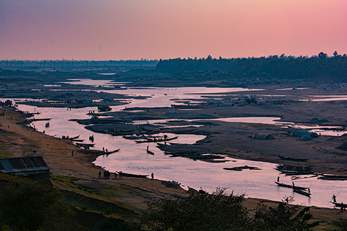 Sediment mining in northern Bangladesh