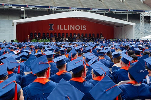 Graduates at University of Illinoi