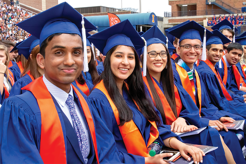 LAS students at graduation