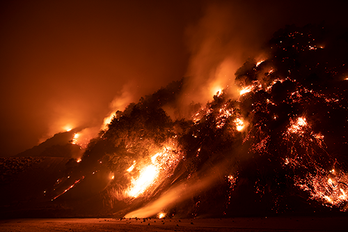 Wildfire in California