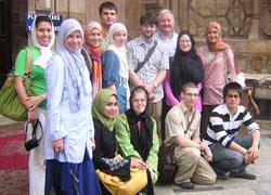 LAS students, accompanied by religion professor Valerie Hoffman, were immersed in Egyptian culture in May.