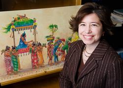 Anthropology professor Lisa Lucero believes that kings weren't the only Mayan people building or sponsoring the distinctive stepped pyramids of Latin America. (Photo by L.Brian Stauffer.)