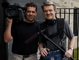 The PBS documentary by Tod Lending (left) and U of I alumnus David Mrazek has been seen by more than 1.1 million viewers. (Photo courtesy of David Mrazek)