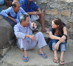Swift has learned enough Vietnamese to get around and chat with the locals.