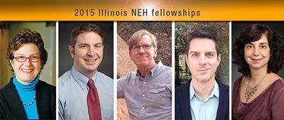 Those awarded National Endowment for the Humanities Fellowships for 2015 include history professor Antoinette Burton, history professor Robert Morrissey, anthropology and medieval studies professor Timothy Pauketat, French professor Francois Proulx, and Slavic languages and literatures professor Valeria Sobol.