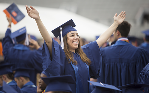 The Illini Success initiative has provided valuable insights into the career path of new graduates.
