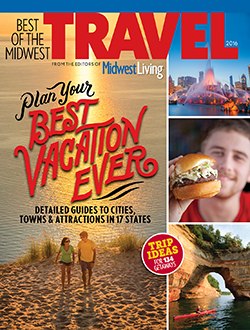 Best of the Midwest Travel magazine. (Photo courtesy of Melissa Luebbe.)