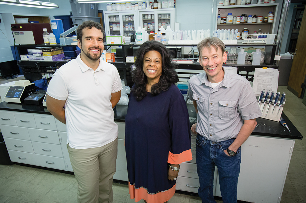 (from left) Christopher Holmes, Kimberly Alexander-Brown, and Ken Paige.