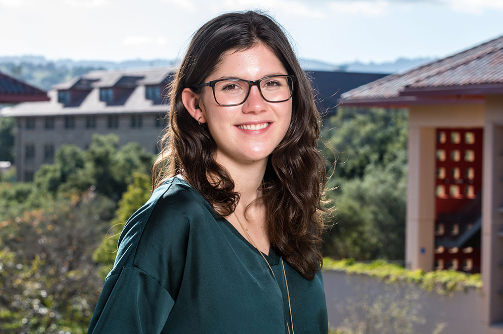 Leah Matchett will receive financial support for the full cost of graduate education at Stanford. (Photo by Javier Flores.) 