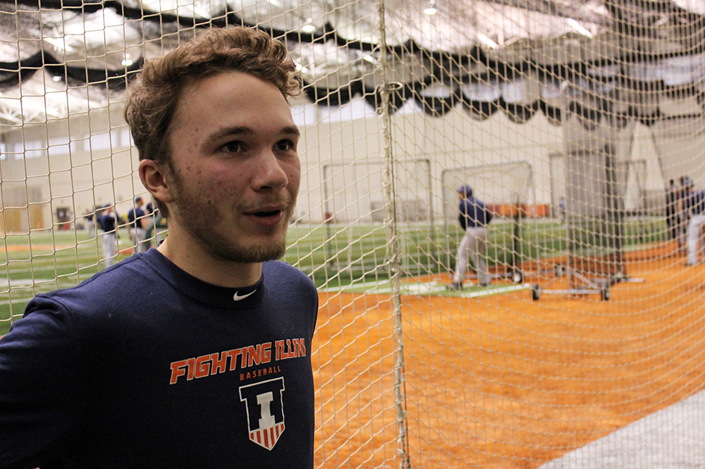 CS + Astronomy sophomore Charlie Young has launched the Fighting Illini’s new baseball analytics program. (Image courtesy of CS @ Illinois.) 