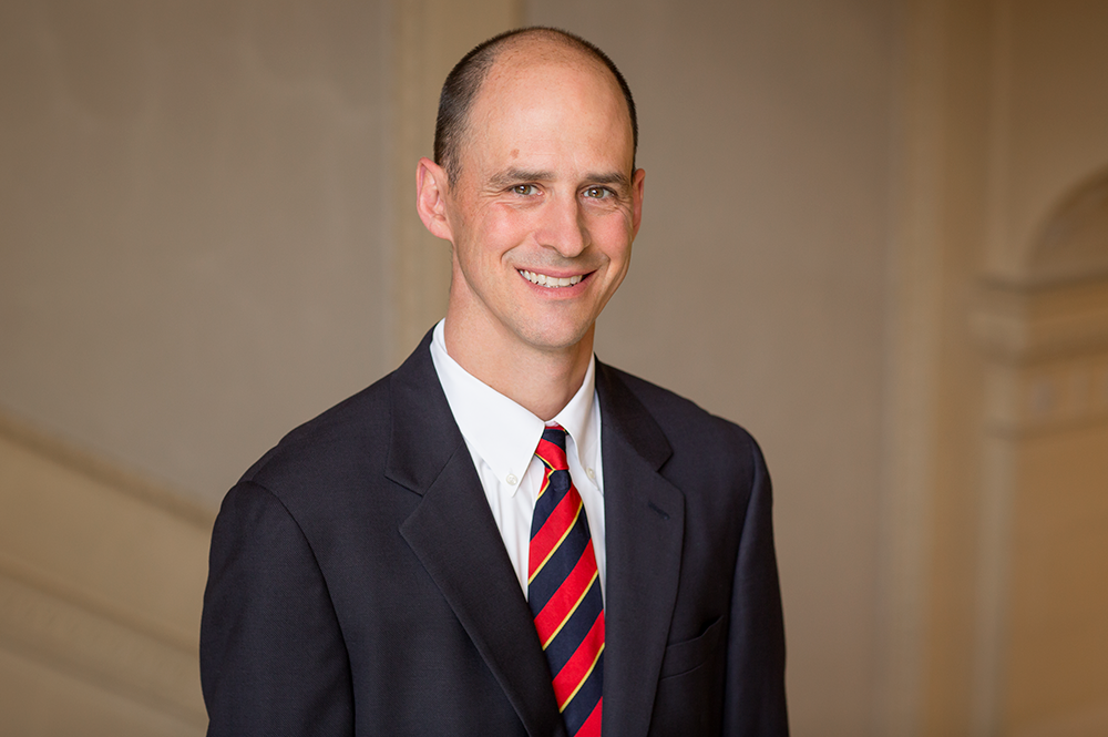 Jon Ebel, professor and director of graduate studies in the Department of Religion, studies religious history in the United States. (Photo by L. Brian Stauffer.) 