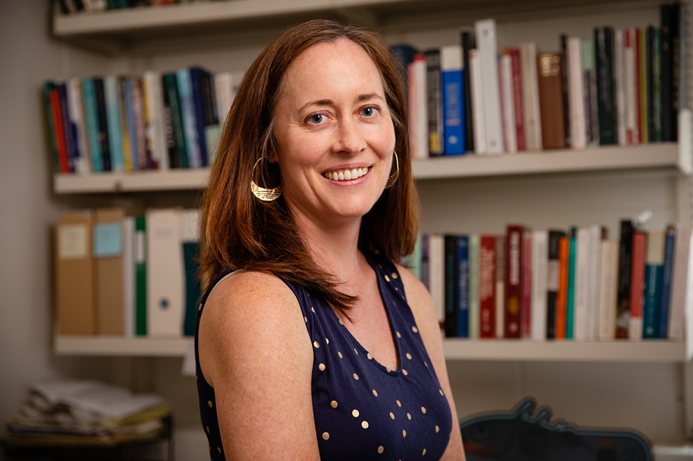 Alison Bell, professor of animal biology. (Photo by L. Brian Stauffer.) 