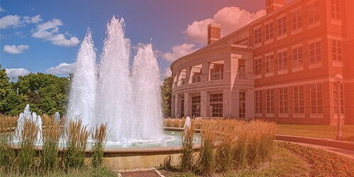 Alumni fountain