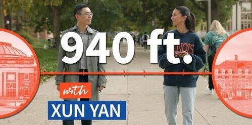 Screenshot from interview with Professor Yan