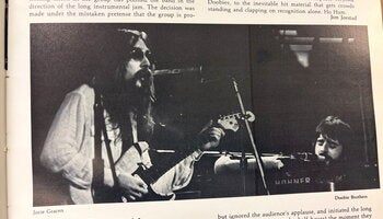 Clipping from the Ilio featuring Keith Jarret and The Doobie Brothers. 