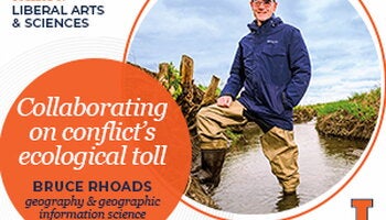 University of Illinois geography and geographic information science Bruce Rhoads