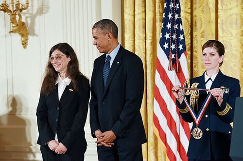 May Berenbaum is awarded the National Medal of Science by President Obama.