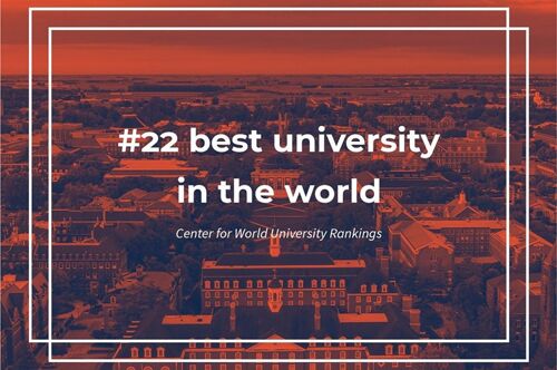 A statistic that says UIUC is the #22 best university in the world