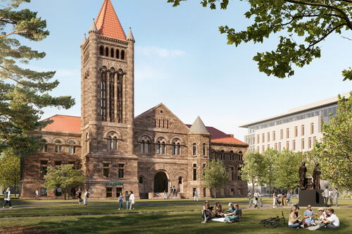 Altgeld Hall rendering