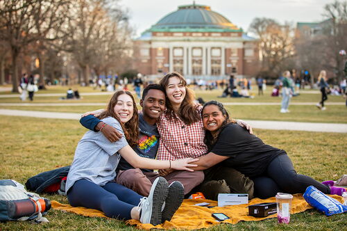 Students on the Quad