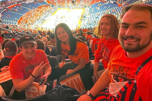 Alyssa Shih with friends