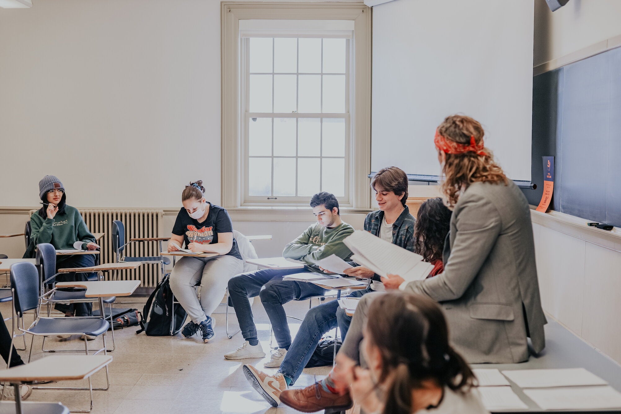 Students in the classroom
