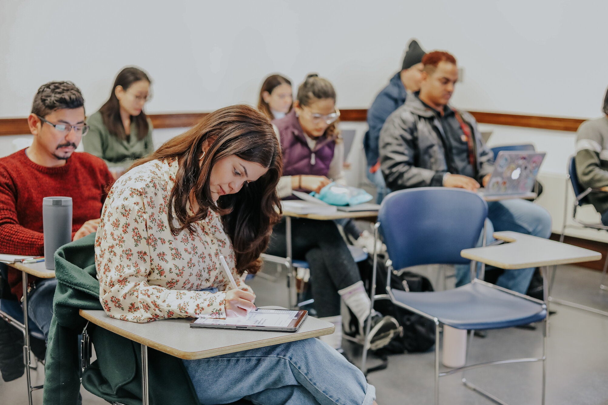Students in the classroom