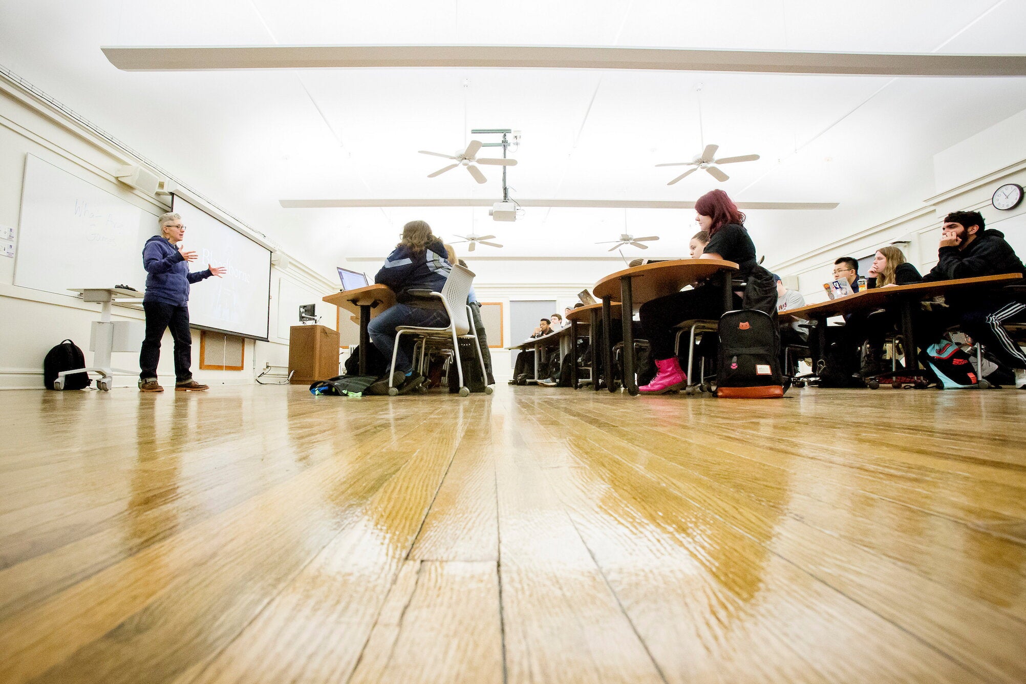 Students in the classroom