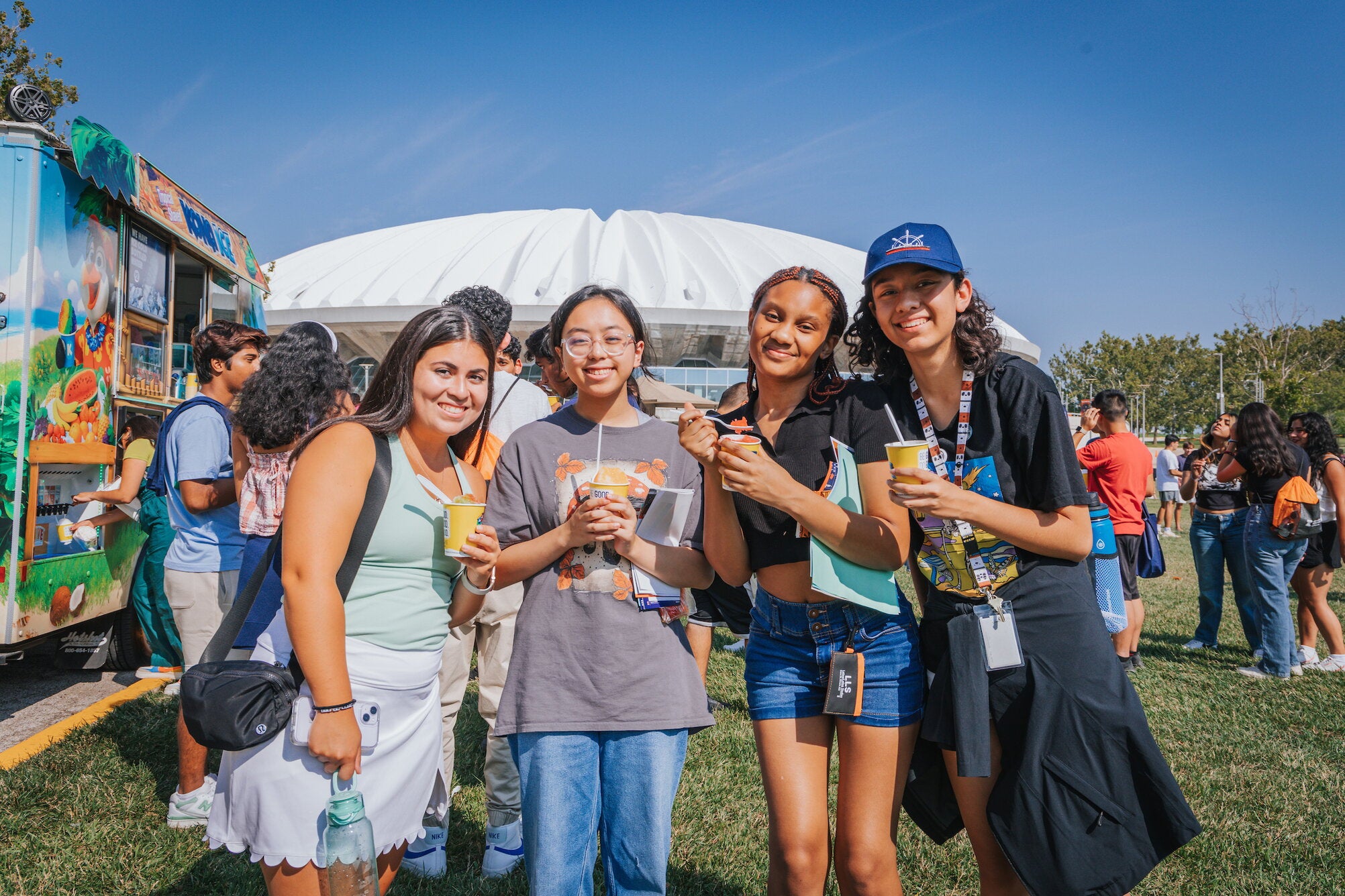 group of new students at LAS liftoff