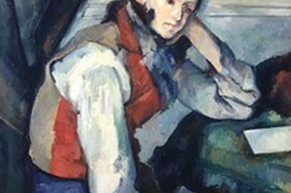 Le Garçon au gilet rouge, by Paul Cézanne 